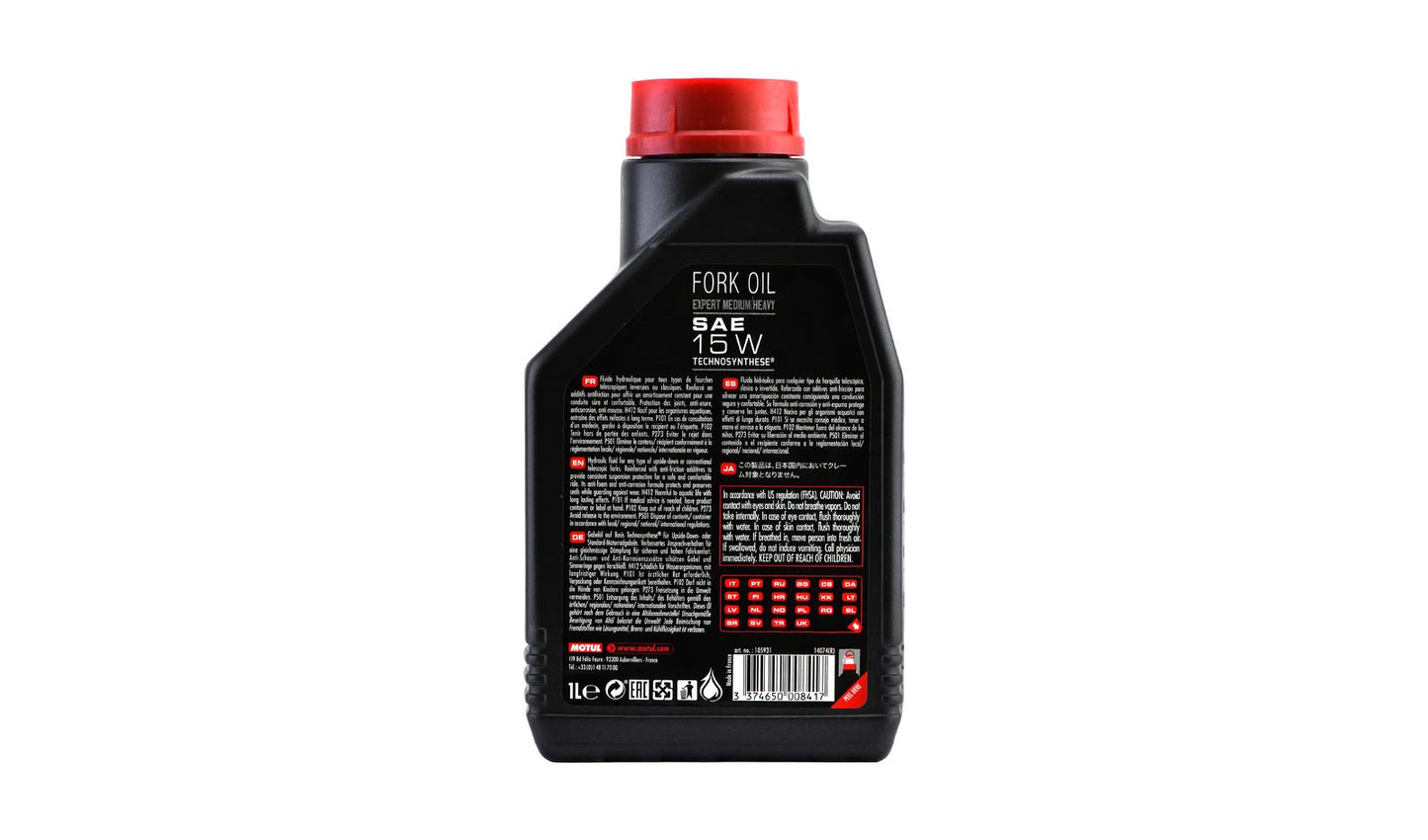 Motul Fork Oil Expert Medium/Heavy 15w 1 Litre