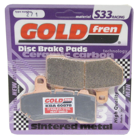 Goldfren Brake Pads S33-271, FA409, VD9025, SBS962