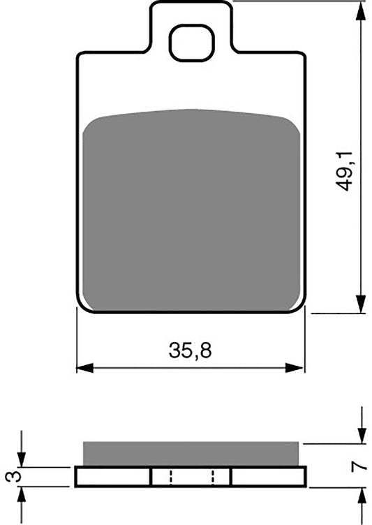 Goldfren Brake Pads S33-137, FA260, FDB2057, SBS724