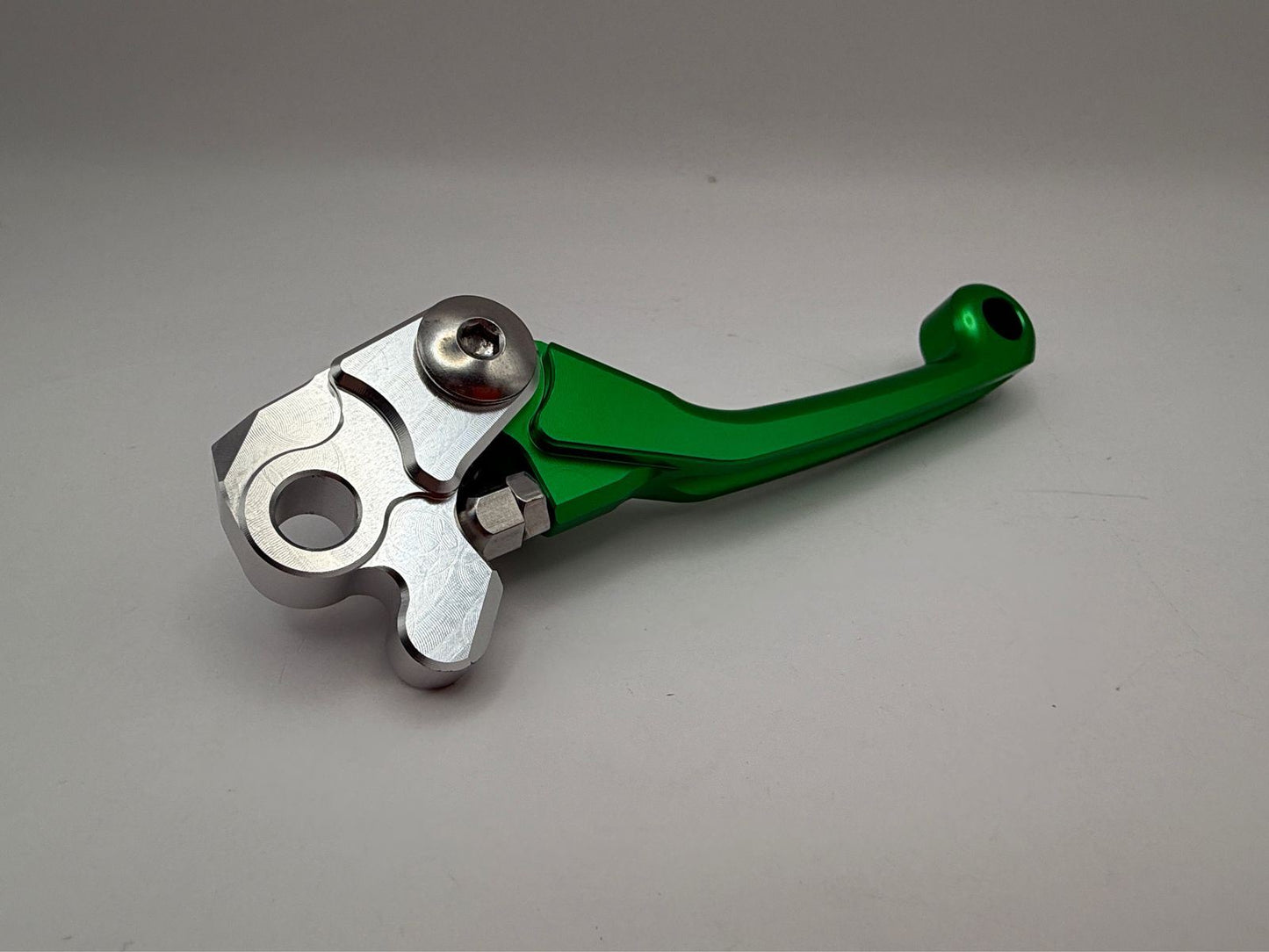 Snapback Front Brake Green Lever fits Kawasaki KX65 00-19, KX85 01-19, KX100 01-19, KX125 00-08, KX250 00-08, KX250F 04-12, KX450F 06-12, KLX450R 08-15, Suzuki RM85 05-17, RM125 04-08, RM250 04-08, RMZ250 04-18, Yamaha YZ65 18, YZ80, YZ85 01-19