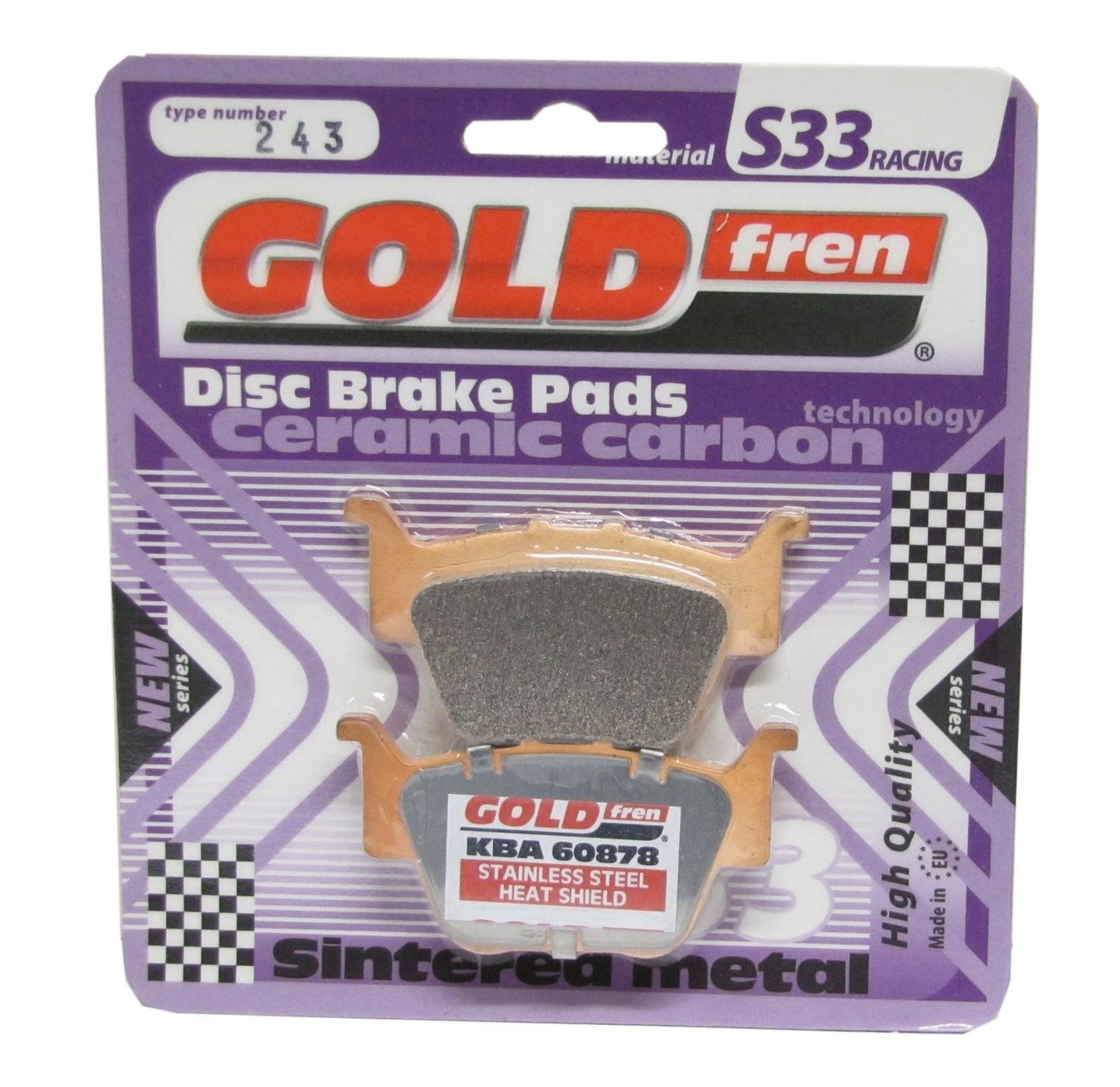 Goldfren Brake Pads S33-243, FA373, VD171, SBS813, FDB2182, DP944