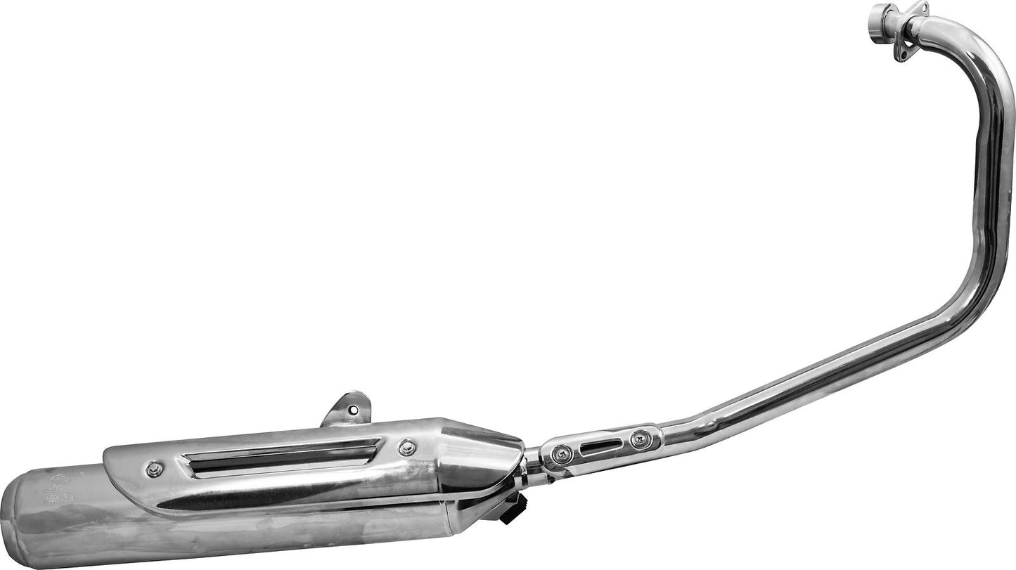 Silver Exhaust Yamaha YBR125 05-12   NOT YBR125 CUSTOM MODEL
