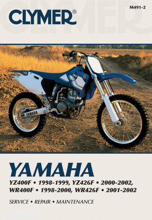 Clymer Manual For Yamaha YZ490F 98-99, YZ426F 00-02, WR400F 98-00, WR426F