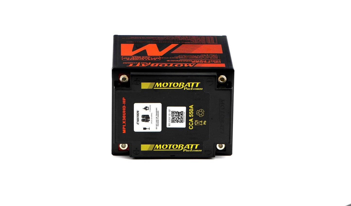 Motobatt Pro Lithium Battery MPLX30UHD-HP With Charge Protection Circuit