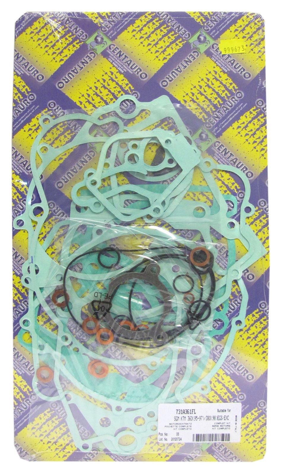 Centauro Full Gasket Set KTM 360 SX 1996-1997, 380 EXC, SX 1998