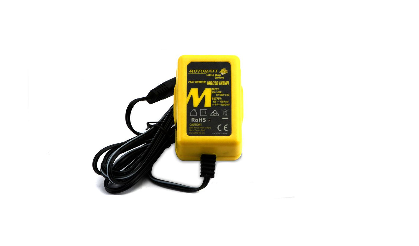 Motobatt MBCLB 6v & 12v Little Boy Battery Charger, 3 Stage 1.0A