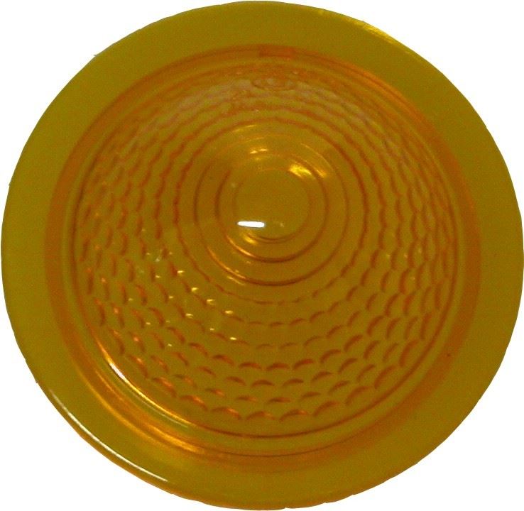 Bullet Light Lens Only Amber For 312400, 312410, 312420