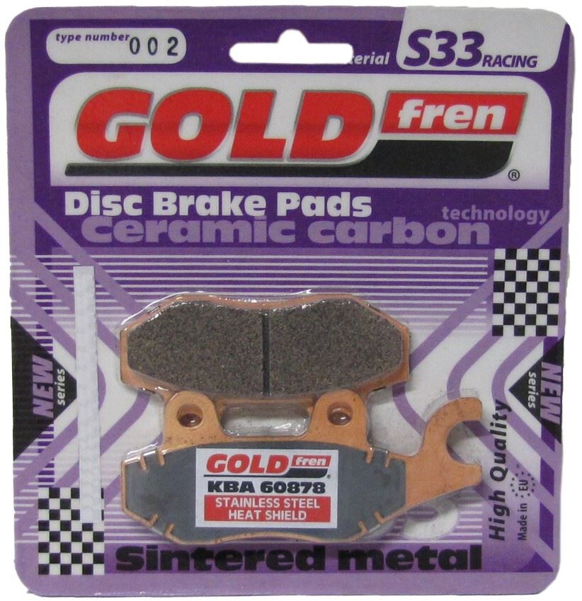Goldfren Brake Pads S33-002, VD340, FA135, FA228, FA214, FA202, FDB497, SBS611