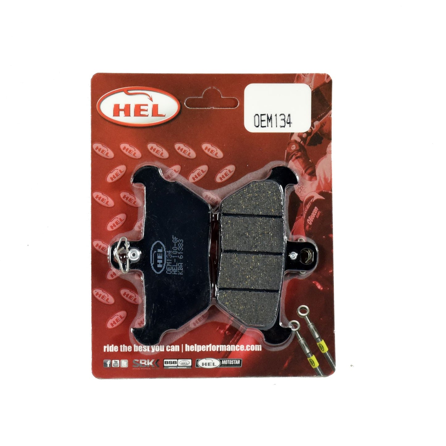 Hel Brake Pad OEM134,AD117,FA170,FA246,FA407 for Sports,Touring