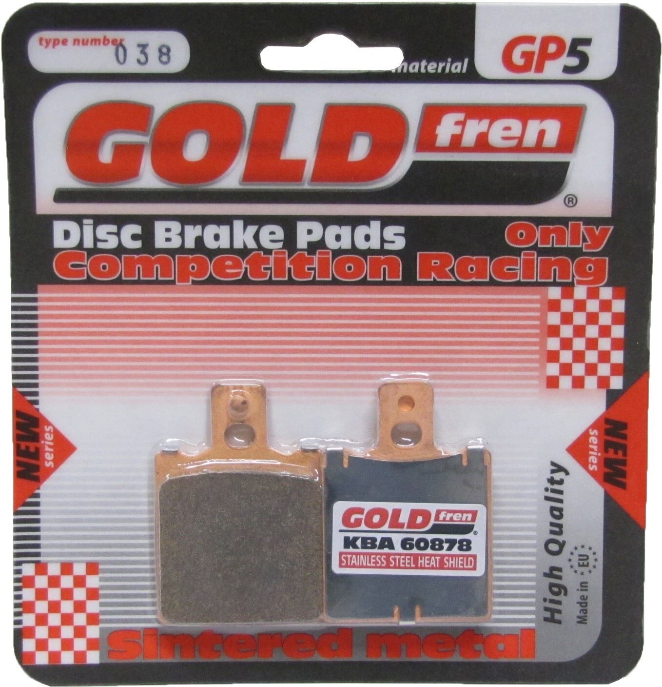 Goldfren GP5-038, VD911, VD948, FA47, FDB207/R, FDB705, SBS519