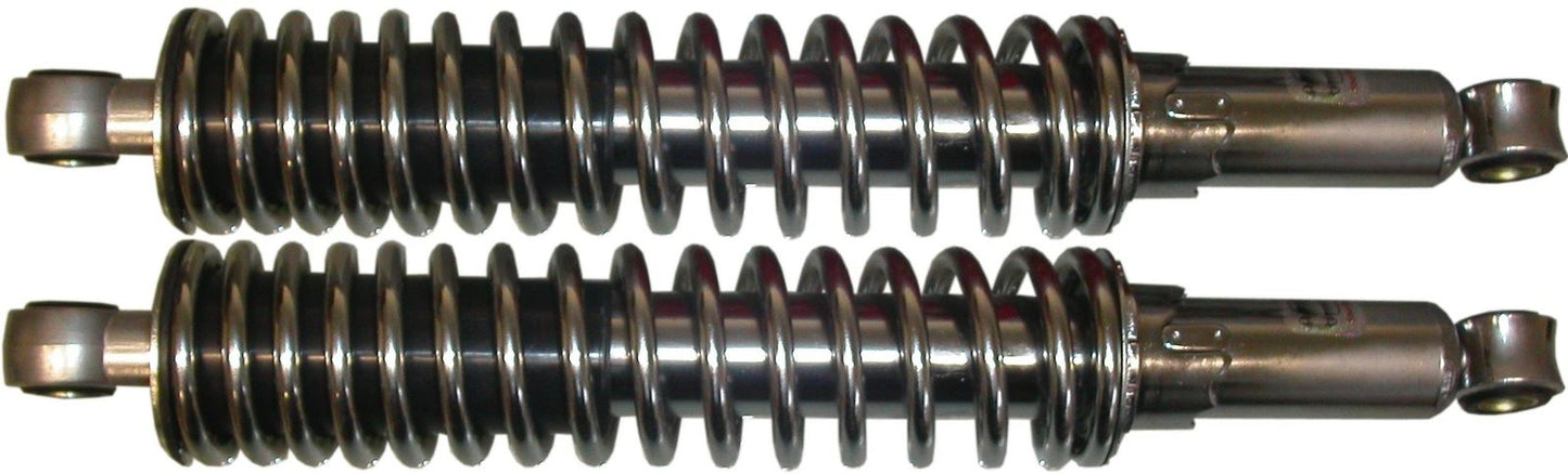 Shocks 345mm Pin+Pin up to 175cc Yamaha YBR125 (All Chrome)