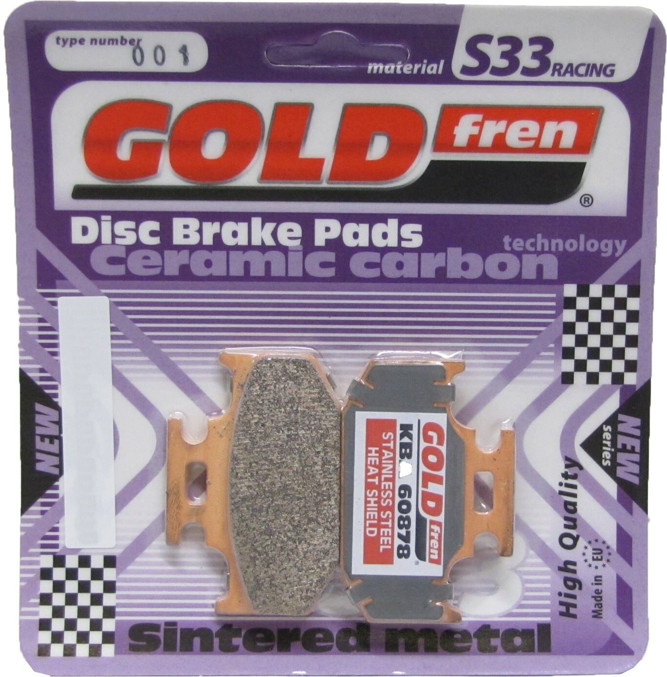 Goldfren Brake Pads S33-001, VD432, FA152, FDB659, SBS632