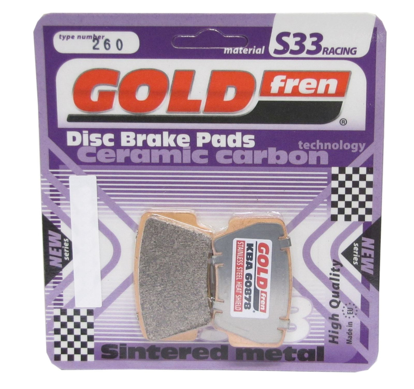 Goldfren Brake Pads S33-260, FA463, SBS867, DP990