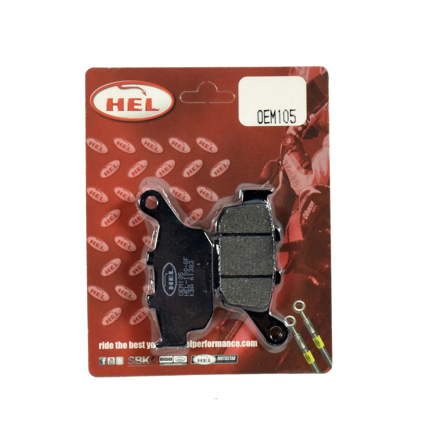 Hel Brake Pad OEM105,FA140 for Sports,Touring,Commuting