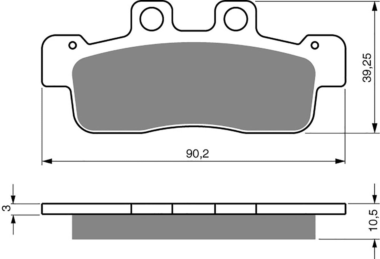 Goldfren Brake Pads AD363, SFA632