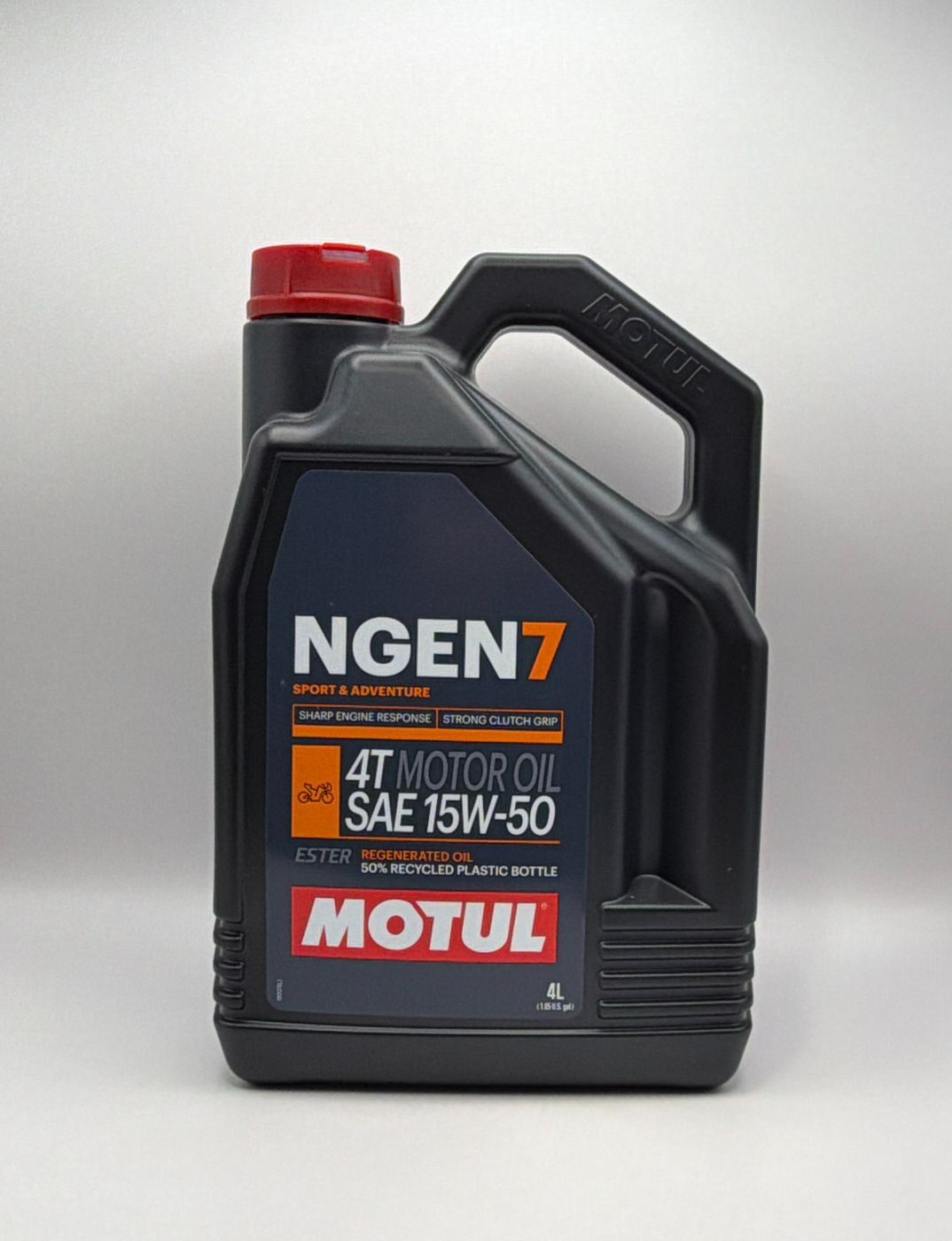 Motul NGEN 7 15w50 4T Next Generation High Performance Sustainable Ester Base Synthetic Blend (Upto 50% High Grade Regenerated Oils) API SP, JASO MA2 (2023)