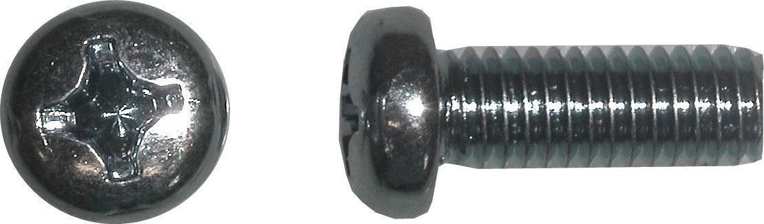 Screws Pan Head 6mm x 14mm(Pitch 1.00mm) Per 20