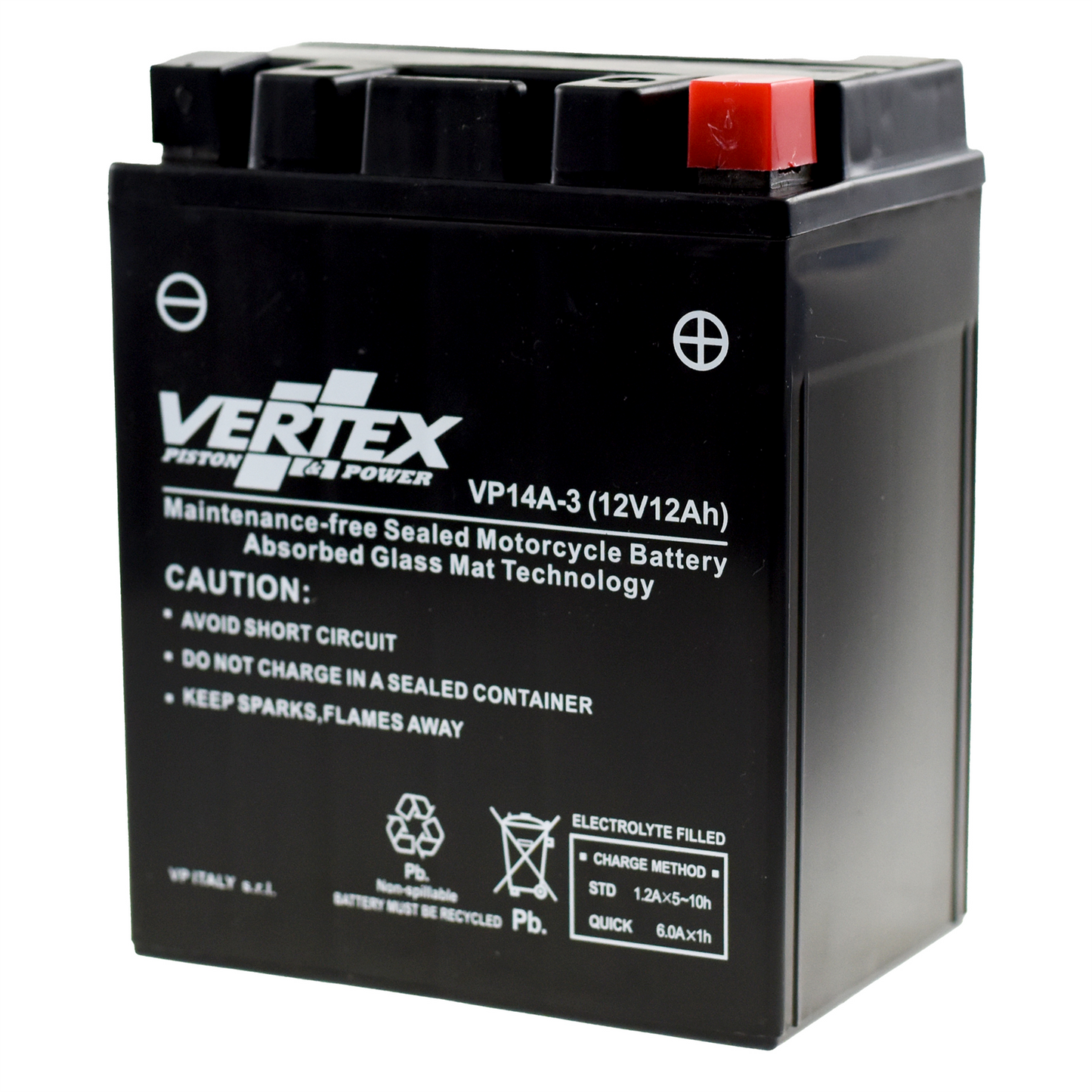 land port ltx14ah-3 VP14A-3 Battery replaces CB14L-A2/CB14L-B2 (L:135 mm x W:92 mm x H:166 mm)