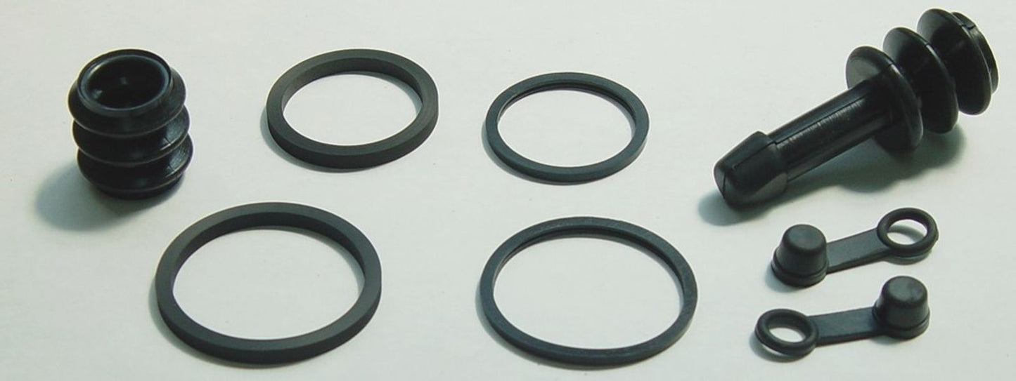 TourMax Brake Caliper Seal Rebuild Kit Front Kawasaki EX250 Ninja 88-00, EX250H1-14 90-03, ER-5 97-99, EX500A1-7 87-93, EX500D 94-08, ZL600B2-3 96-97, KL650B2-3 Tengai 90-91, Rear Kawasaki ZX600C1-10 88-97, ZX600D1-4 90-93, GPX750R 87-90