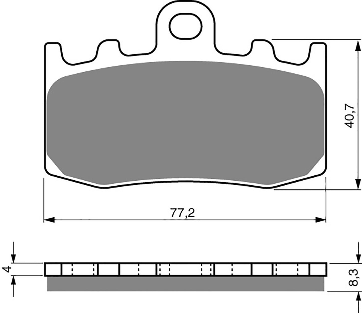 Goldfren Brake Pads S33-196, FA335, SBS796, FDB2125, DP641, VD9000