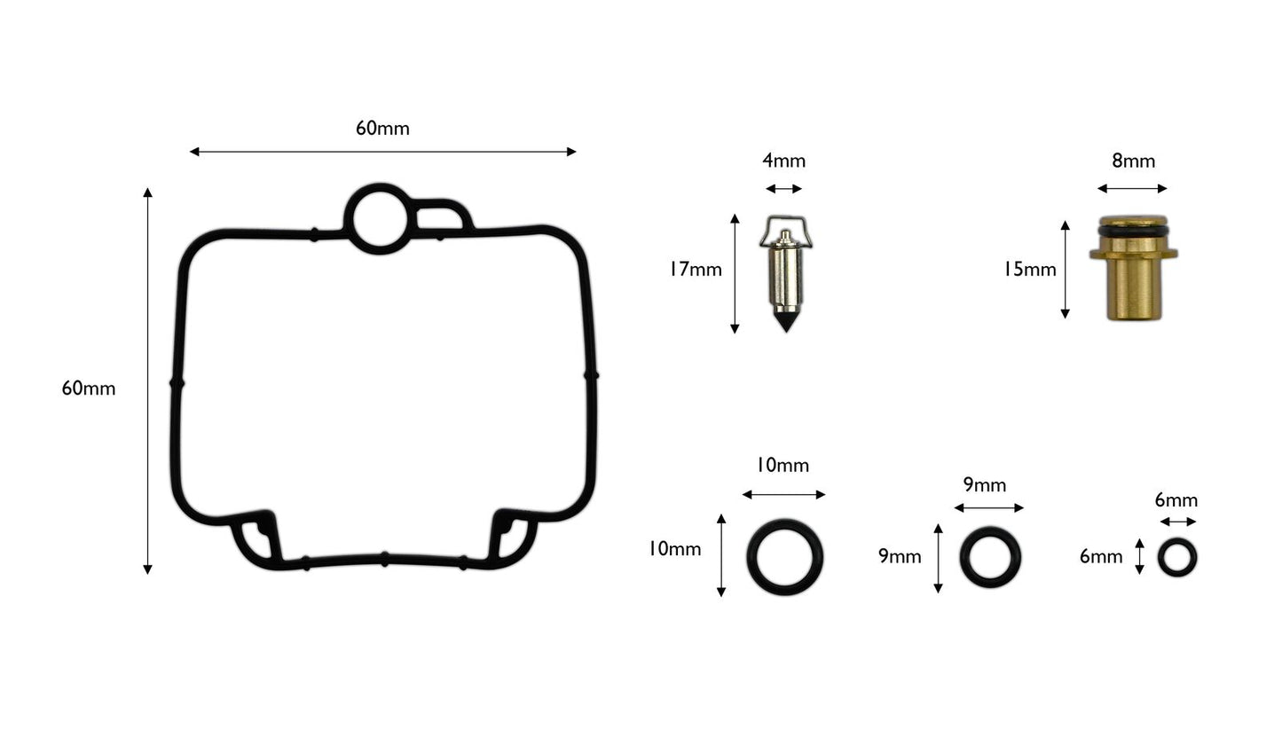 Carb Repair Kit Suzuki GS500EK-EV 89-97, GSX1000GN 92-94 (Wholesale Pack)