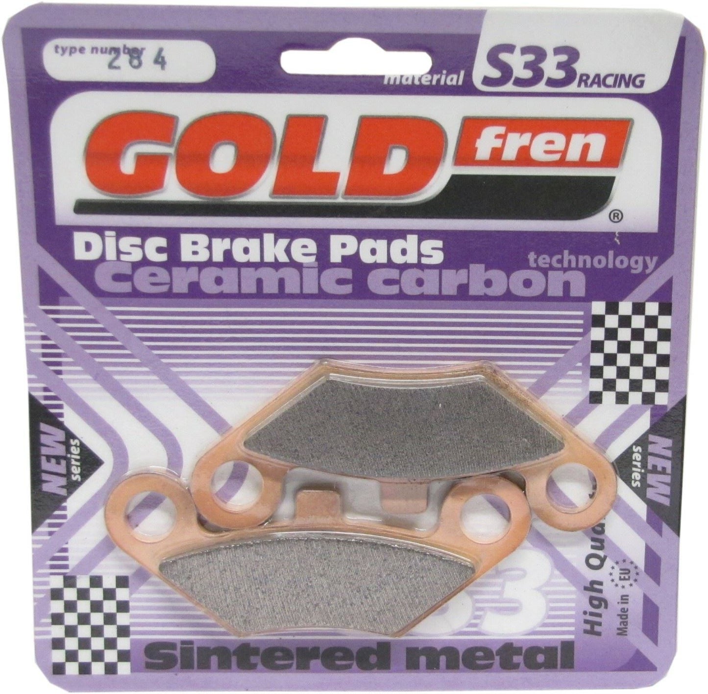 Goldfren Brake Pads S33-284, FA453 fitted to Quadzilla & Chinese Quads