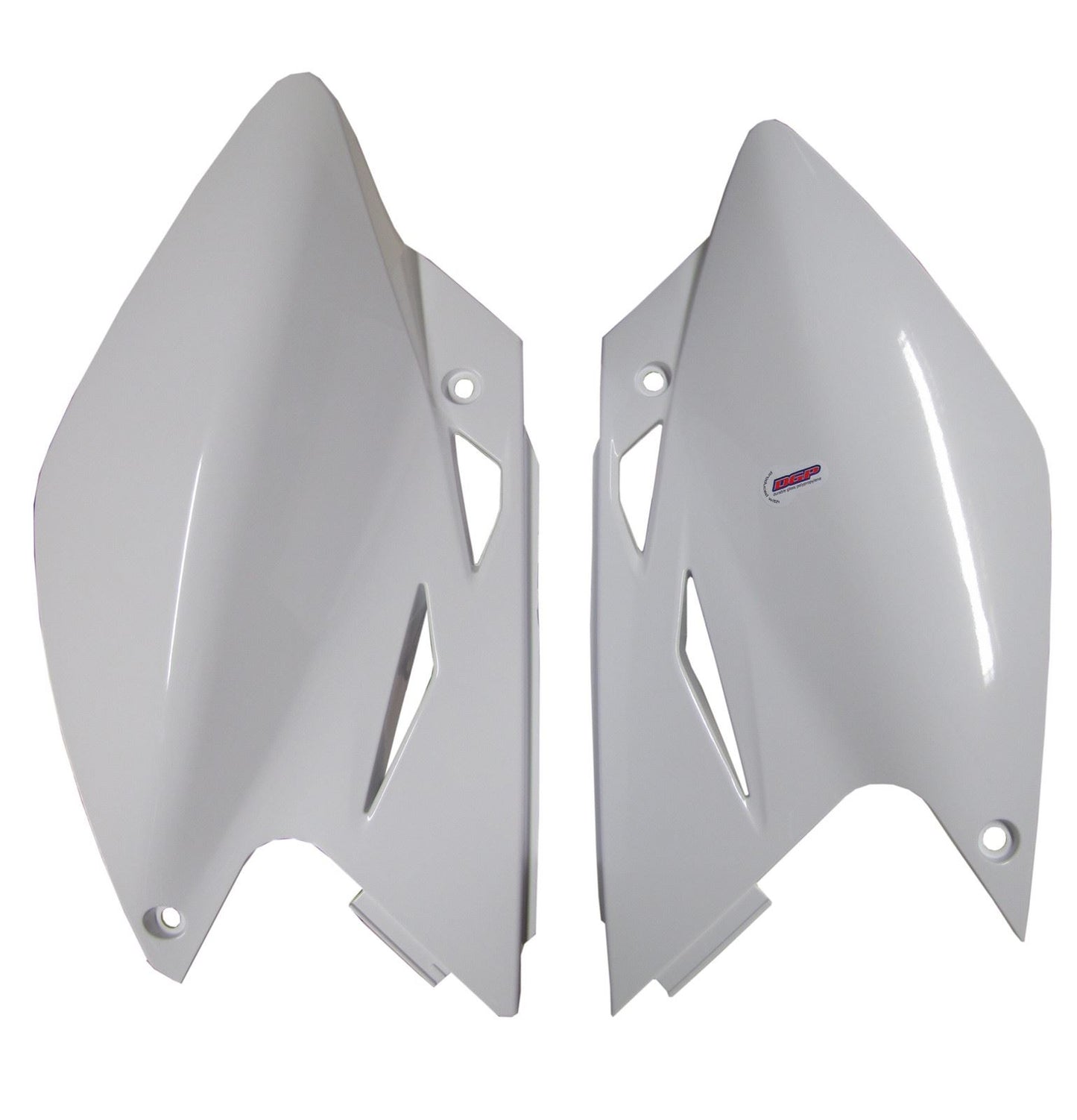 Side Panels White Kawasaki KX450F 06-08 (Pair)