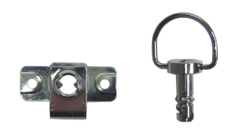 Fastener Dzus D-Ring quick realease ideal For fairing Chrome (Per 10)