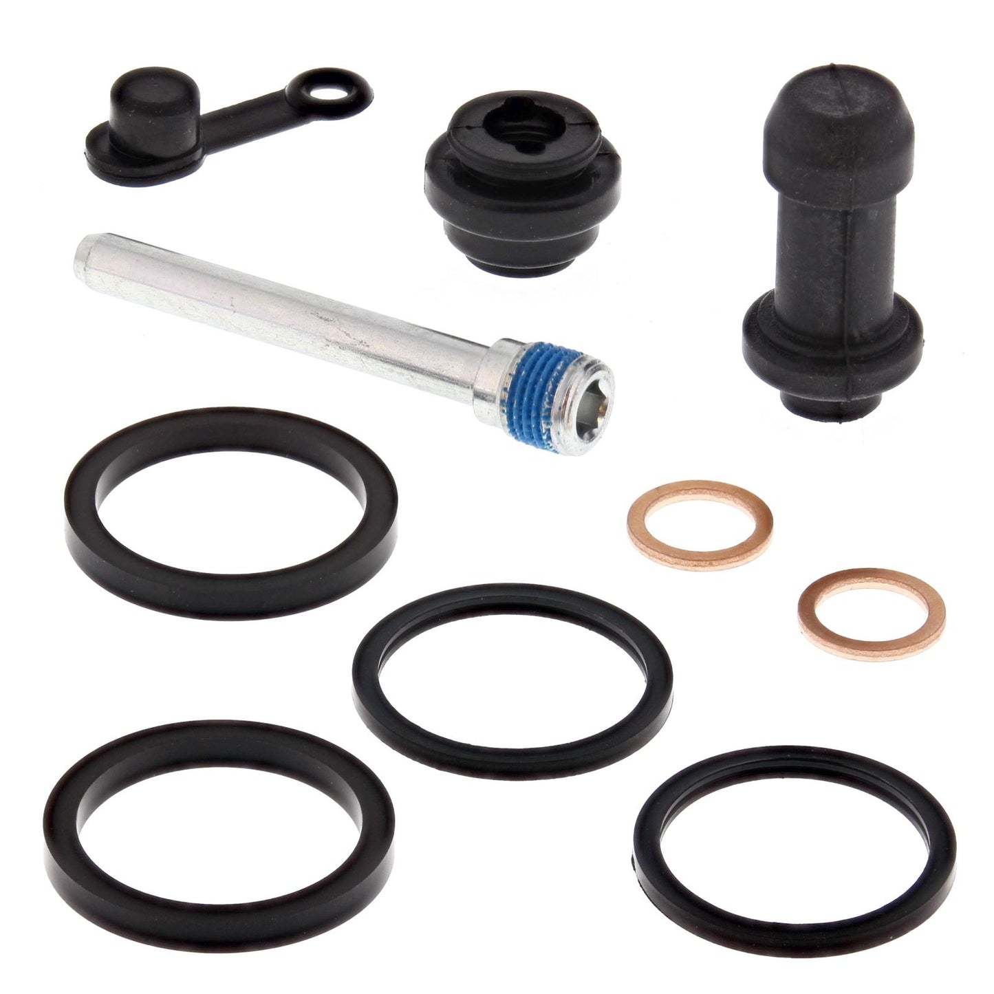 WRP Caliper Rebuild Kit Front Honda CB300F 15-18, CBR250R 11-13, CBR300R 15-19, VF750C 94-03, VF750C2 97-02, VF750CD 95-96, VT750C 04-20, VT750C2 10-22, VT750CA 04-14, VT750RS 10-13, VTX1300 05-09, VTX1300R 05-09, Suzuki AN650 Burgman 03-12, VL1500 I