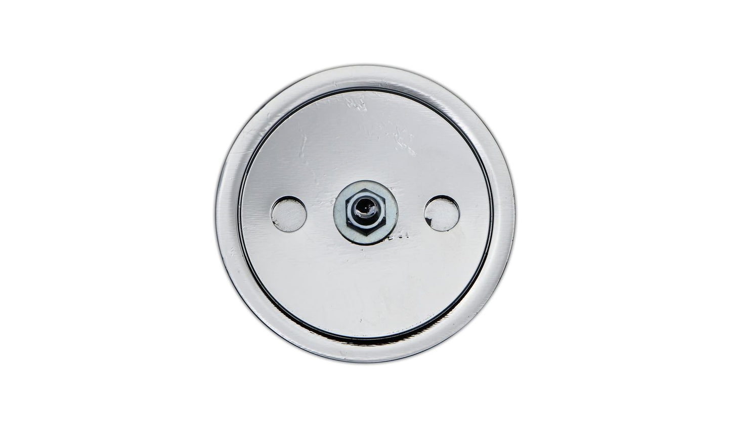Reflector Orange Round Bolt-on Chrome Rim OD 60mm E-Marked