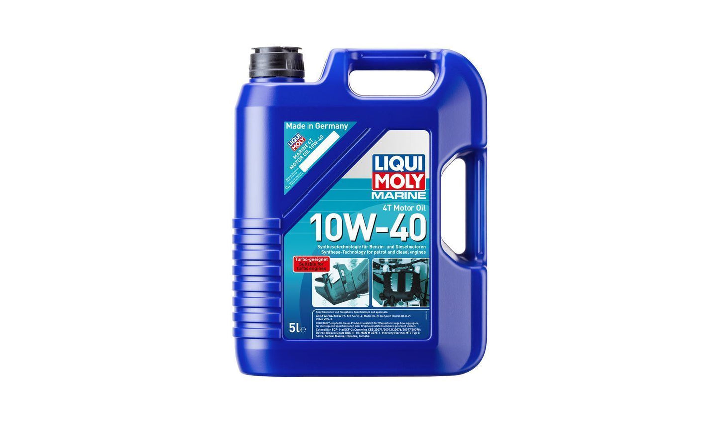 Liqui Moly 4T Marine 10w40 Synthetic Technology Oil  5 Litres