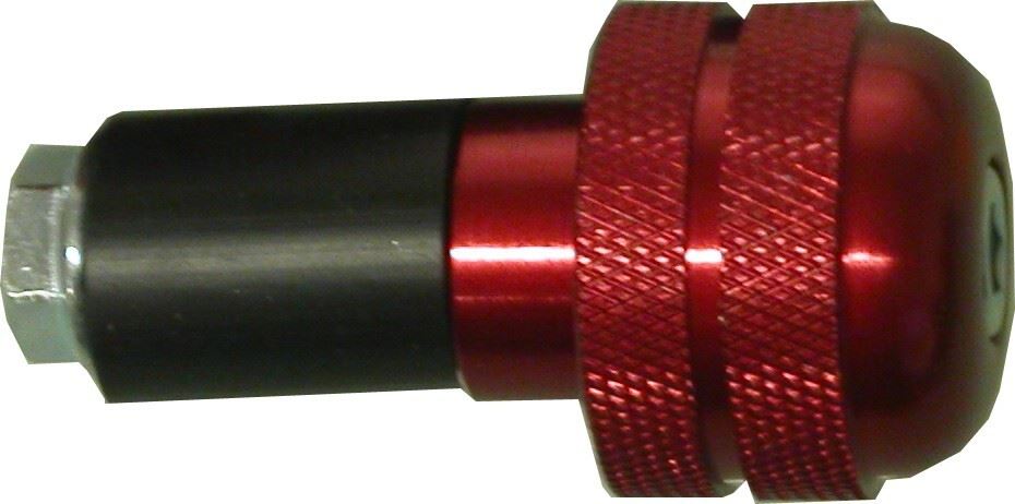 Handlebar Bar End Weight Universal Red (Pair) 7/8"