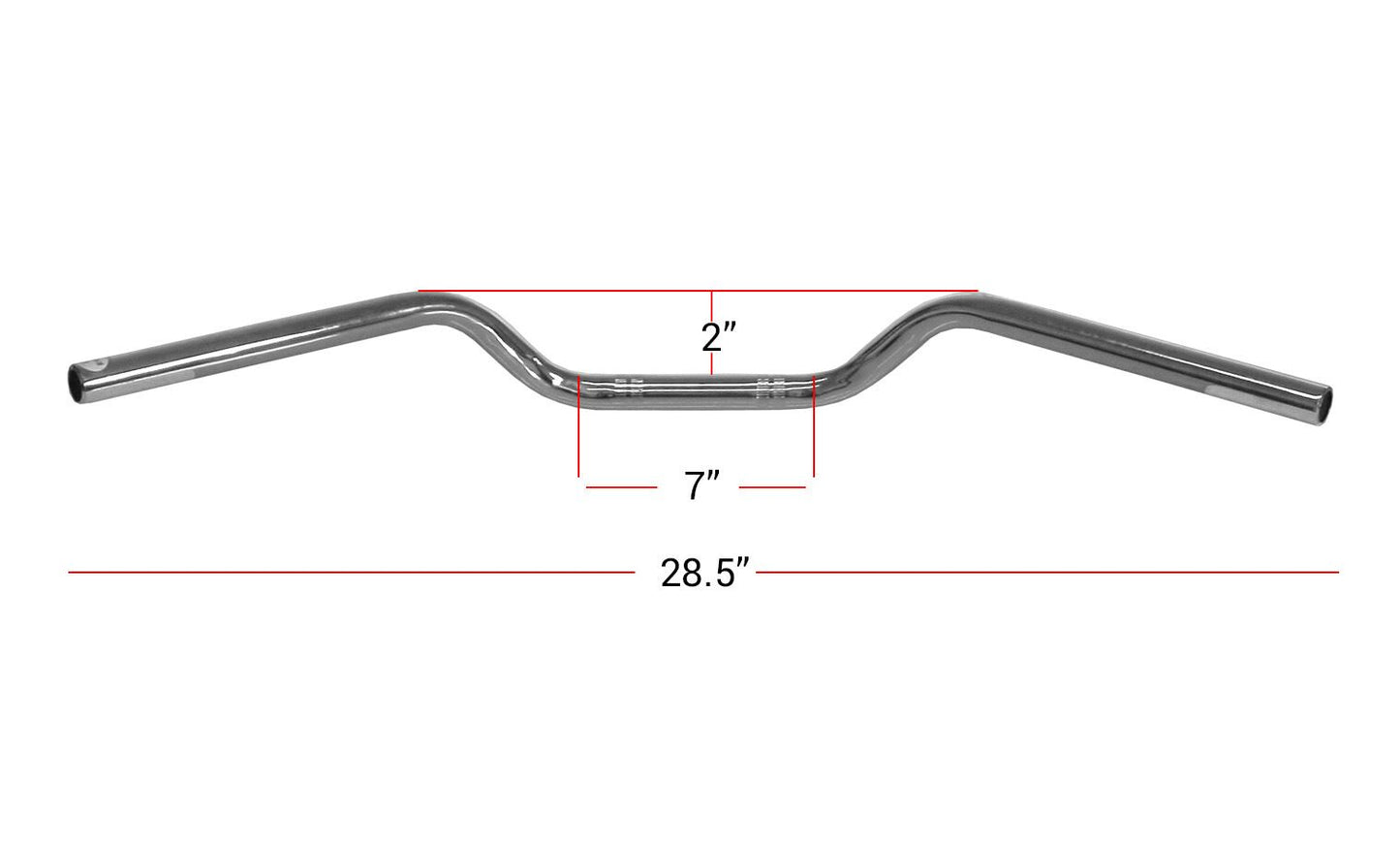 Handlebar 7/8'' Chrome 2'' Rise