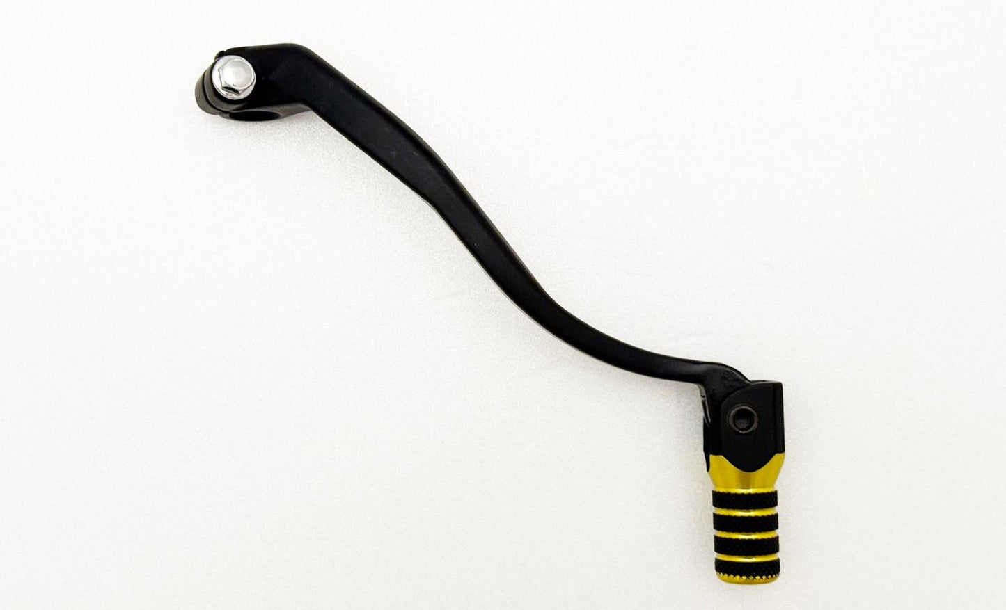 Gear Lever Alloy Black with Gold Tip Kawasaki KX250F 04-05, Suzuki RM-Z250 04-06