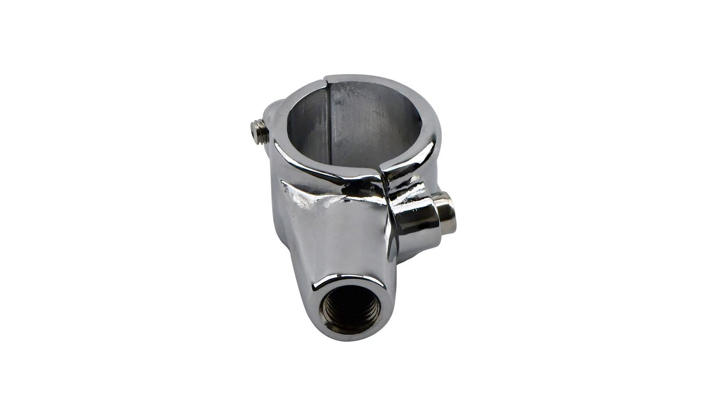Mirror Clamp 10mm Chrome Universal For 1'' Handlebars