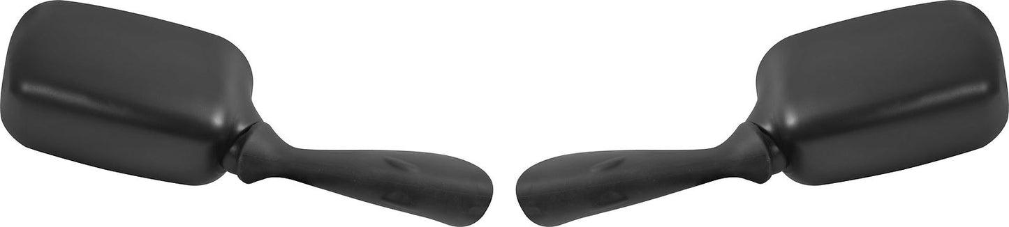 Mirrors Fairing Black Rectangle Suzuki GSX1300R 42mm Ctr