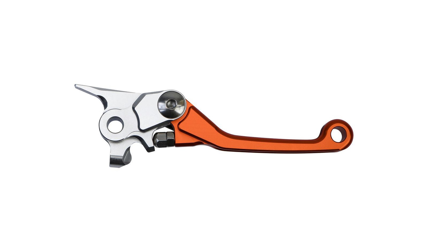 Snapback Front Brake Orange Lever fits KTM 125 EXC 14-16, 125 SX 14-15, 150 SX 14-19, 250 SX 14-19, SX-F 250 14-19, SX-F 350 14-18, SX-F 450 14-19, 200 EXC 14-16, 250 EXC 14-19, 300 EXC 14-19, EXC-F 250 14-19, XC 250 14-19, XC 300 14-19