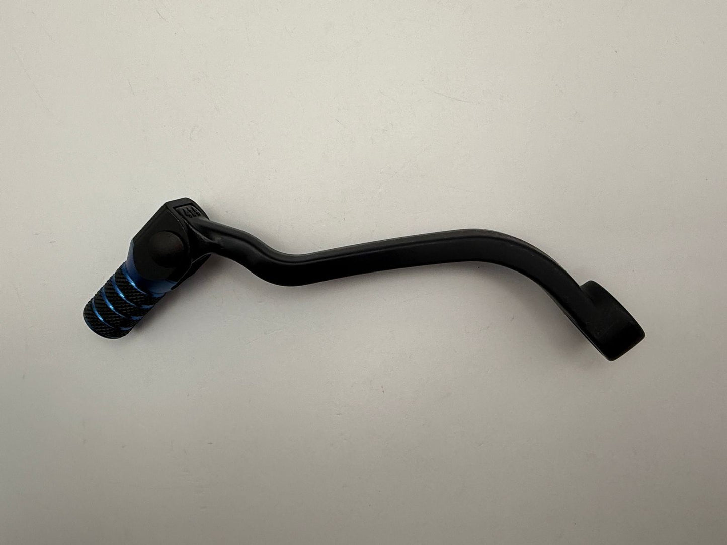 Gear Lever Alloy Black with Blue Tip KTM 250 EXC-F 17-20, 350 SXC-F 17-20, 250 SX-F 16-20, 350 SX-F 16-20, Husqvarna FC250 16-20, FC350 16-20, FE250 17-20, FE350 17-20