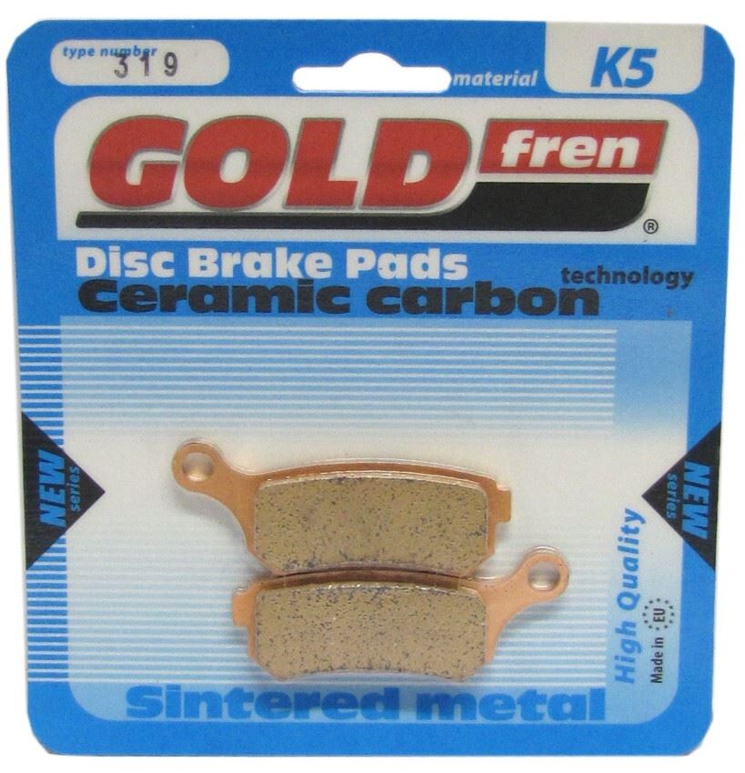 Goldfren Brake Pads K5-319 as fitted to Cobra CX65 Front 2013