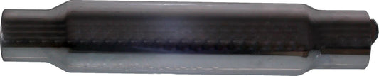 Chrome Exhaust Silencer 35mm-45mm Shorty 12" Long Universal (Each)