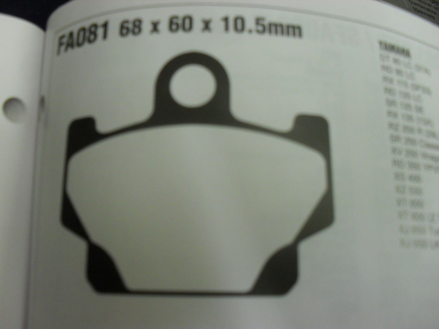 EBC FA 81 Motorcycle Brake Pads Limited Stock!!