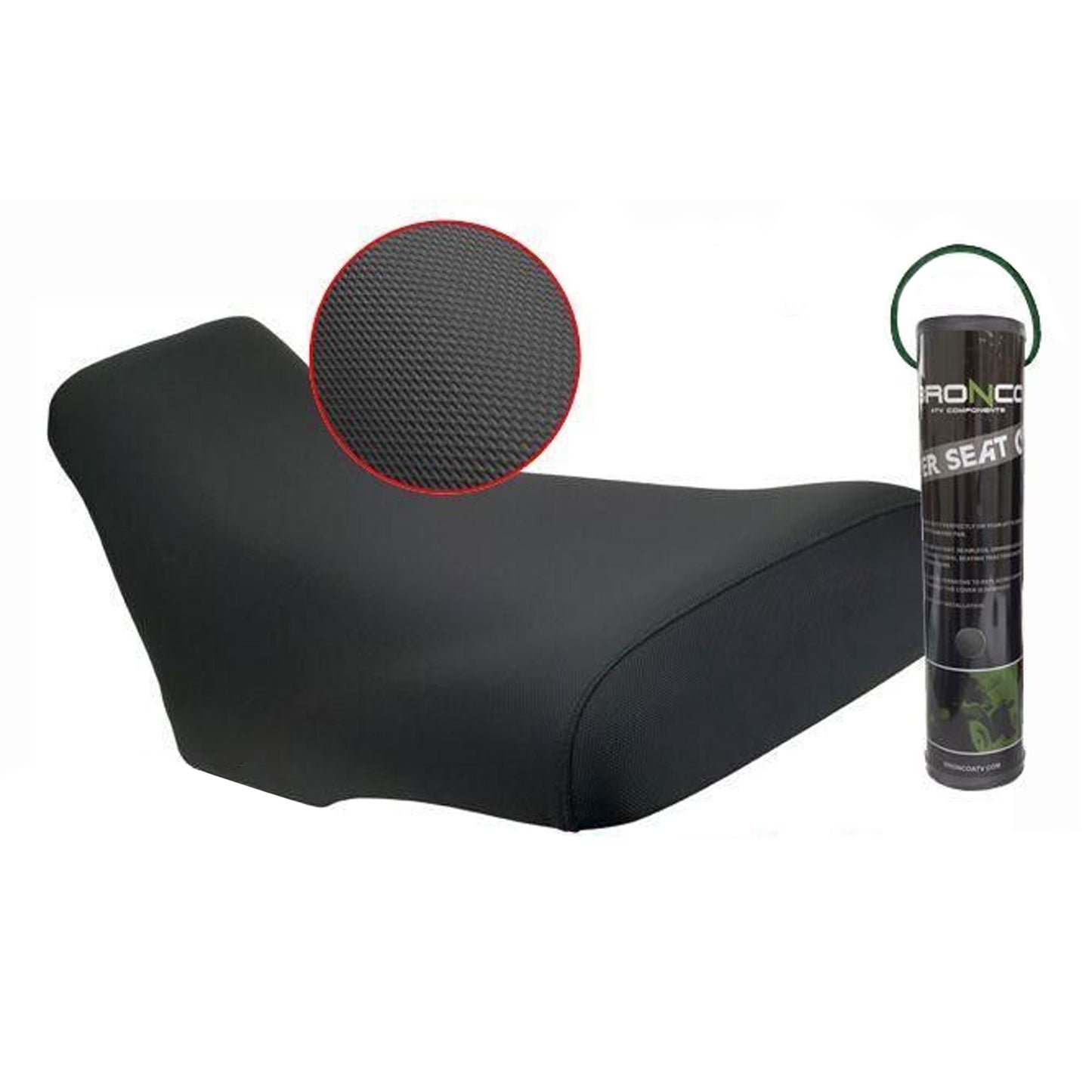 BRONCO GRIPPER BLACK SEAT COVER KAWASAKI KFX400 03-06, SUZUKI LT-Z400 03-08