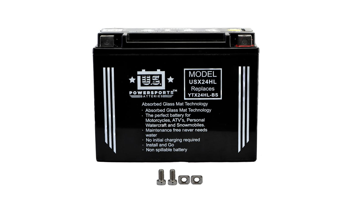 MTX Power Battery XT24HL Sealed 12v 24.0AH CCA:320A L:205mm x H:162mm x W:87mm CTX24HL-BS, C50-N18L-A, C50-N18L-A2, C50-N18L-A3, USX24HL