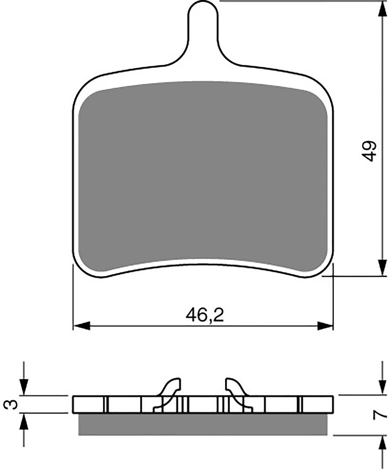 Goldfren Brake Pads AD290, FA460, SBS857