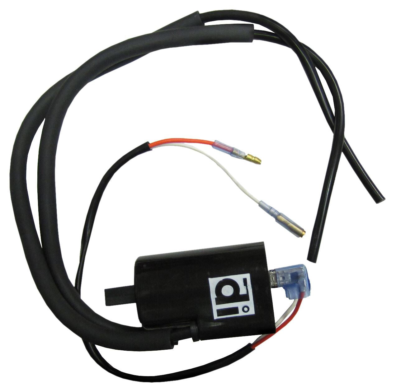 Ignition Coil 12v Points Twin Lead Boyer Bransden Style (90mm Centres) (P:4..30Oh, S: 18.70KOh)