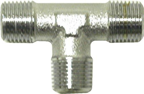 'T' Connector 1/8 BSP Chrome (Per 5)