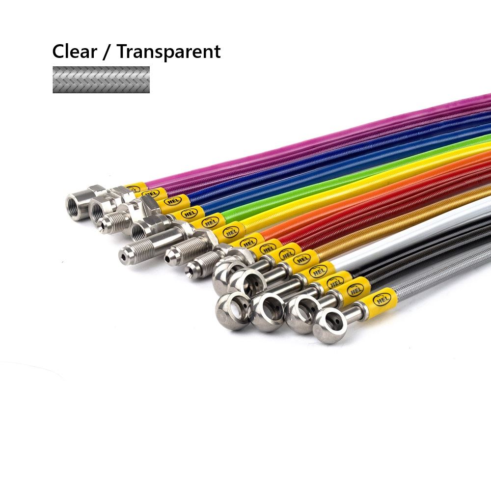 CLEAR Hel Clutch Braided Hose Line For Ducati 899 959 959 V2 1198 1199 Panigale 2012-2022