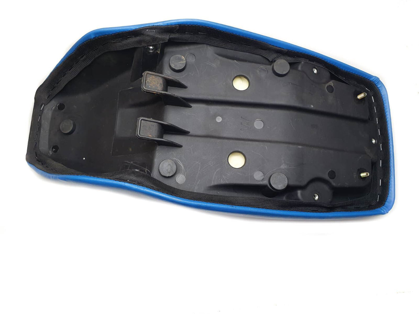 Plastics Set & Seat For Suzuki LT50 White Front, Rear Fender, Blue Nose Cone