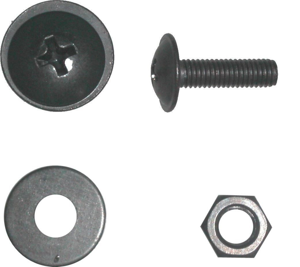 Screws Fairing 5mm x 18mm Black(Pitch 0.80mm) (Per 10)