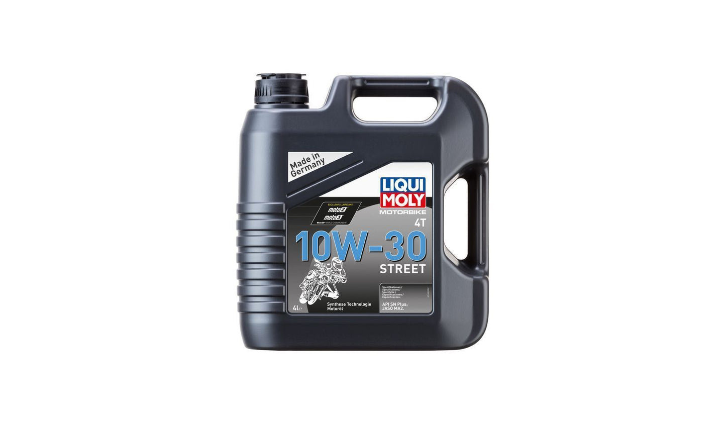 Liqui Moly 4T Motorbike 10w30 Street Synthetic Technology Oil  4 Litres